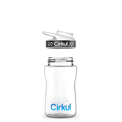12oz. Plastic Bottle & Comfort Grip Lid P0