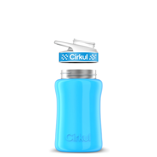 12oz. Stainless Steel Bottle & Comfort Grip Lid M8