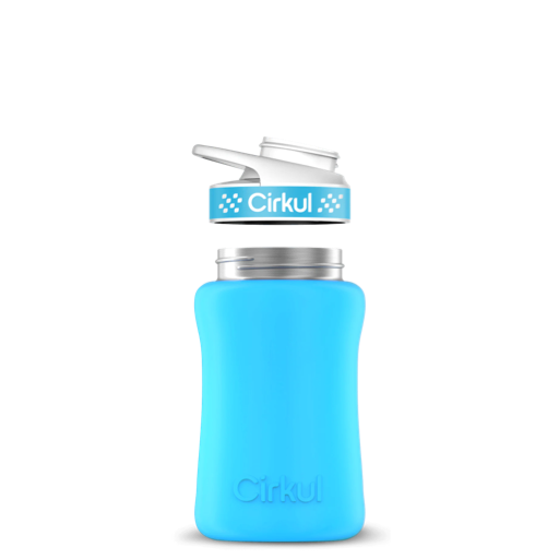 12oz. Stainless Steel Bottle & Comfort Grip Lid M8