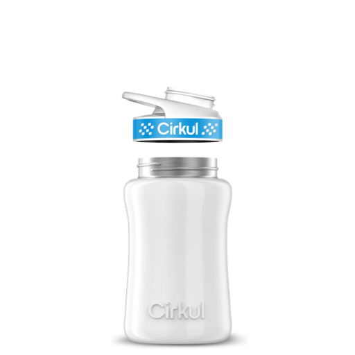 12oz. Stainless Steel Bottle & Comfort Grip Lid M8