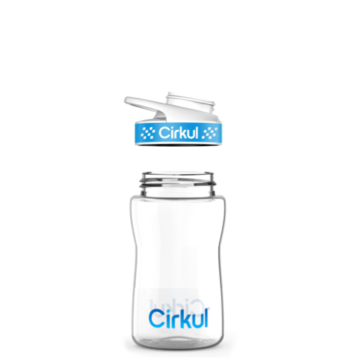 12oz. Plastic Bottle & Comfort Grip Lid I7