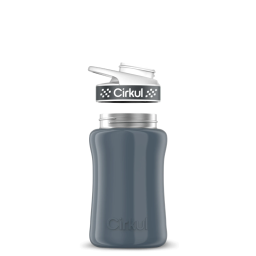 12oz. Stainless Steel Bottle & Comfort Grip Lid M8