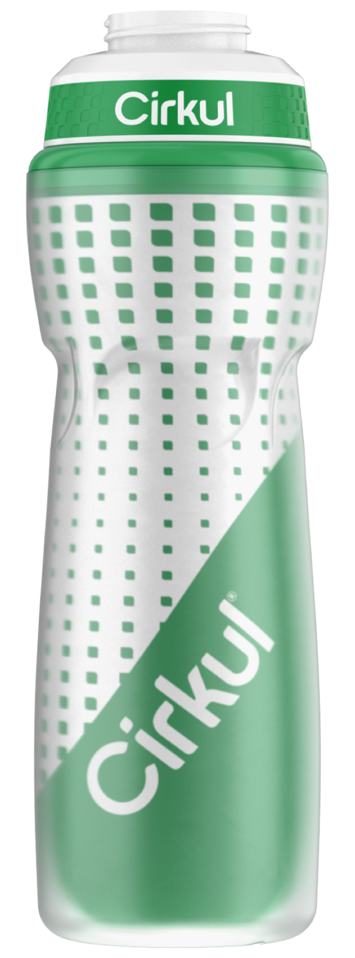 22oz. Insulated Squeeze Plastic Bottle & Sport Lid F6