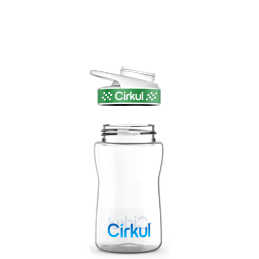 12oz. Plastic Bottle & Comfort Grip Lid I7