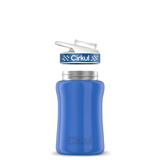 12oz. Stainless Steel Bottle & Comfort Grip Lid M8