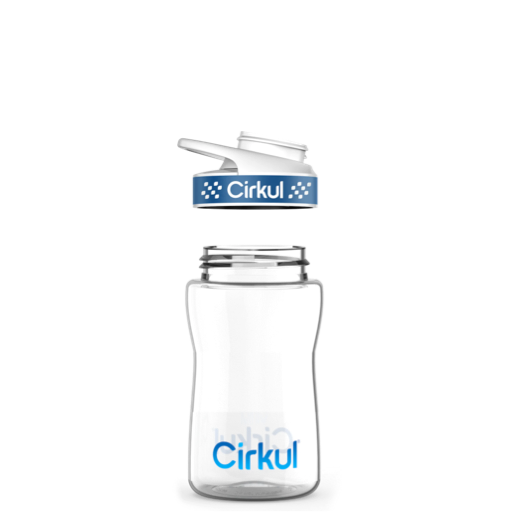12oz. Plastic Bottle & Comfort Grip Lid I7