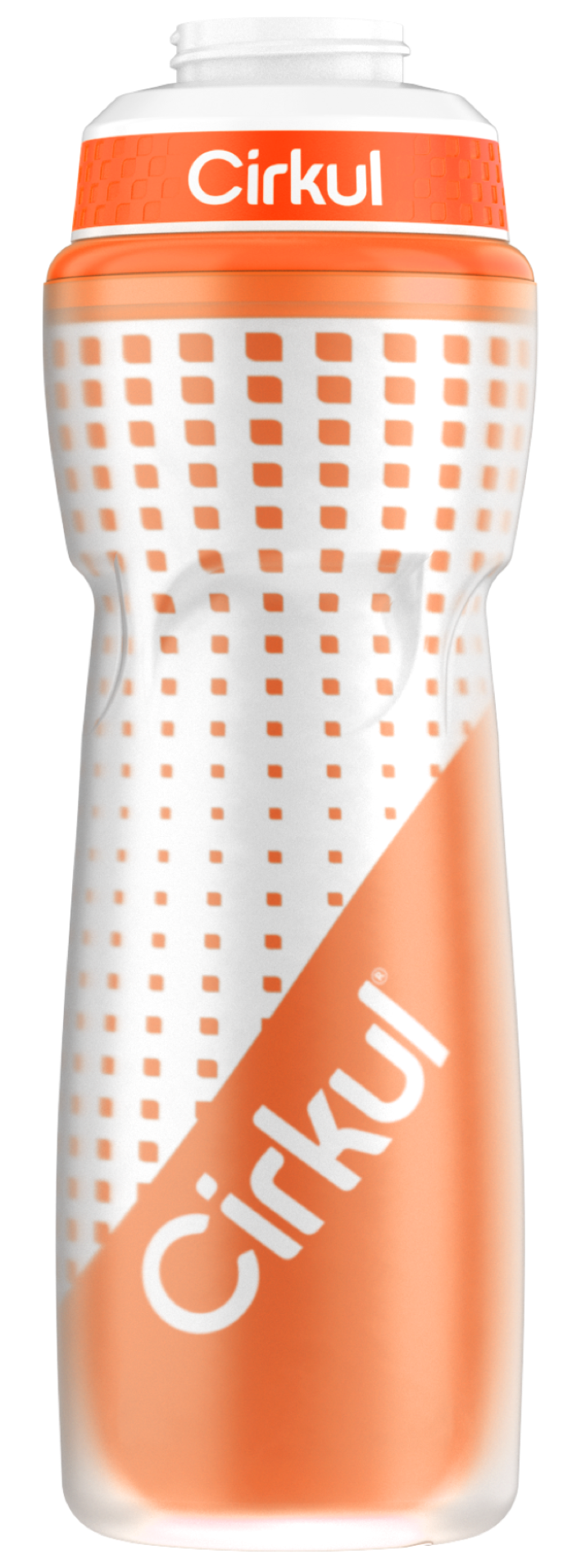 22oz. Insulated Squeeze Plastic Bottle & Sport Lid F6