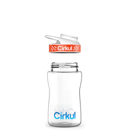 12oz. Plastic Bottle & Comfort Grip Lid I7