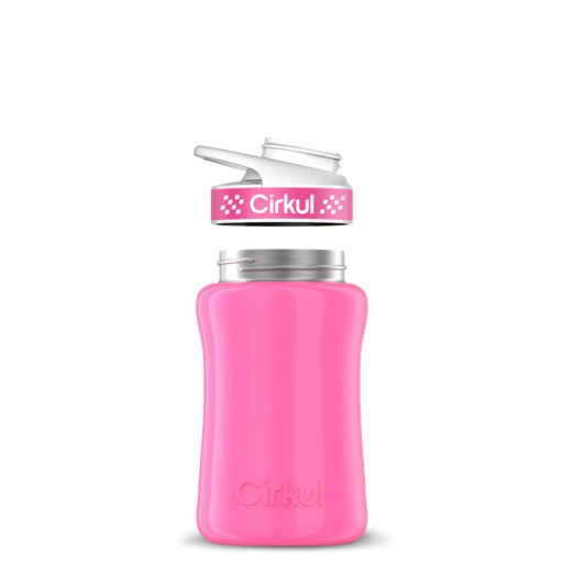 12oz. Stainless Steel Bottle & Comfort Grip Lid M8