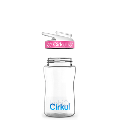 12oz. Plastic Bottle & Comfort Grip Lid P0