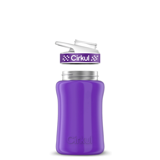 12oz. Stainless Steel Bottle & Comfort Grip Lid M8