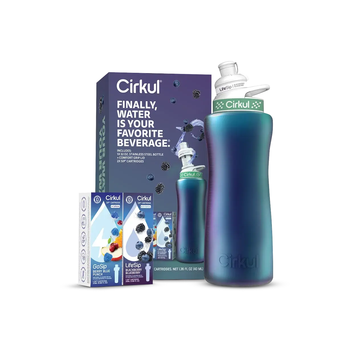 32oz. Chameleon Stainless Steel Bottle Starter Kit Y0