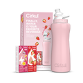 32oz. Blush Pink Stainless Steel Bottle Starter Kit Z9